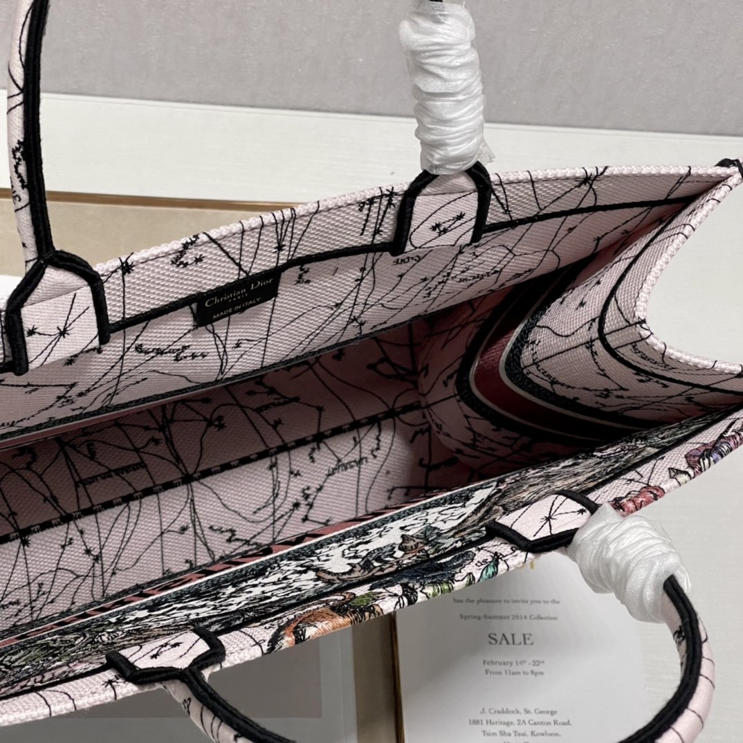1:1 Replica Christian Dior Large Dior Book Tote Multicolor Dior Constellation Embroidery, Multicolor, For Women Women’s Handbags, Shoulder Bags, 42cm CD - Image 7