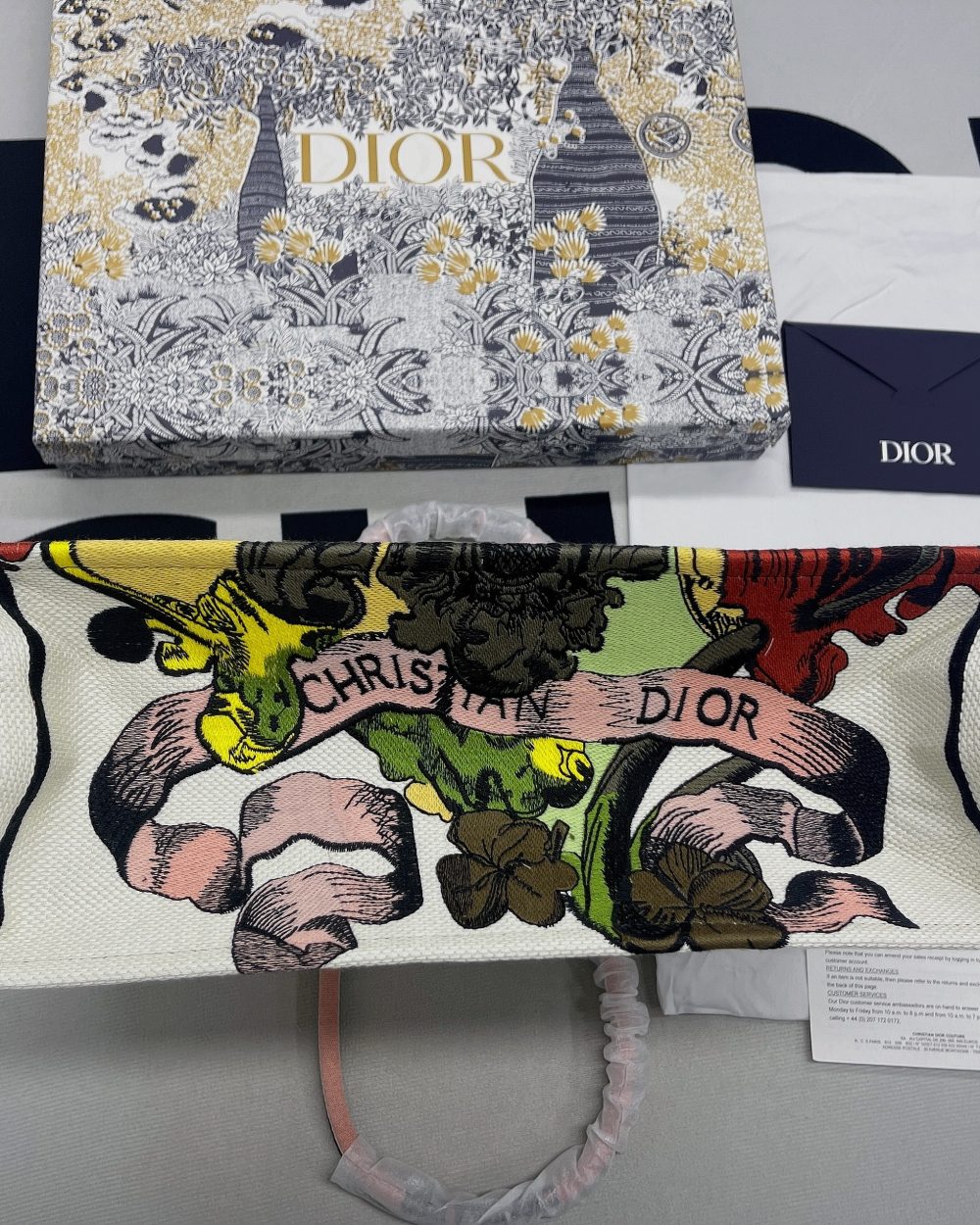 1:1 Replica Christian Dior Large Dior Book Tote Multicolor, For Women, Women’s Handbags 16.5in/42cm CD