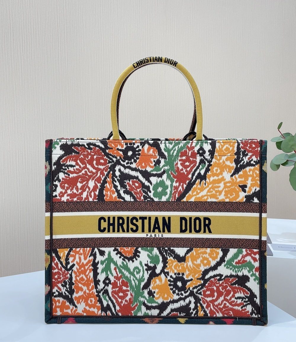1:1 Replica Christian Dior Large Dior Book Tote Multicolor, For Women, Women’s Handbags 16.5in/42cm CD