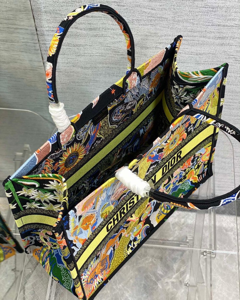 1:1 Replica Christian Dior Large Dior Book Tote Multicolor, For Women, Women’s Handbags 16.5in/42cm CD