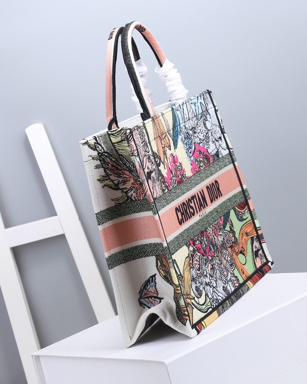 1:1 Replica Christian Dior Large Dior Book Tote Multicolor, For Women, Women’s Handbags 16.5in/42cm CD