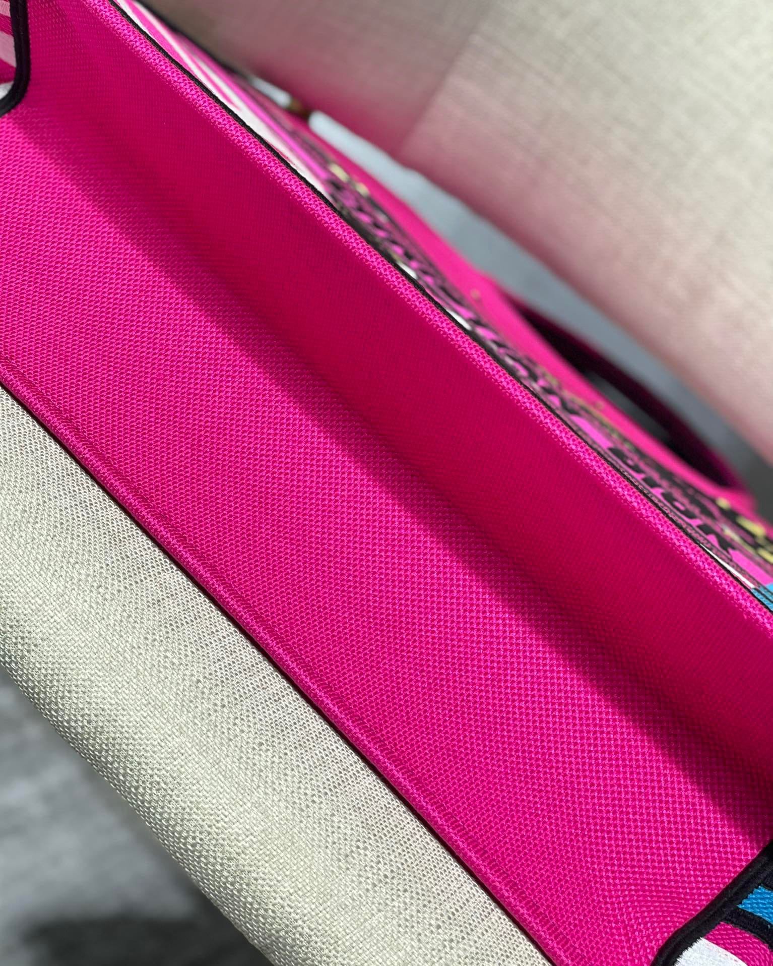 1:1 Replica Christian Dior Large Dior Book Tote Pink And Blue, For Women, Women’s Handbags 16.5in/42cm CD - Image 8