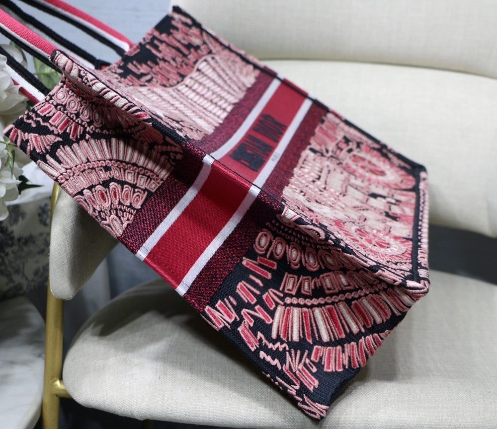 1:1 Replica Christian Dior Large Dior Book Tote Pink Multicolor, For Women, Women’s Handbags 16.5in/42cm CD