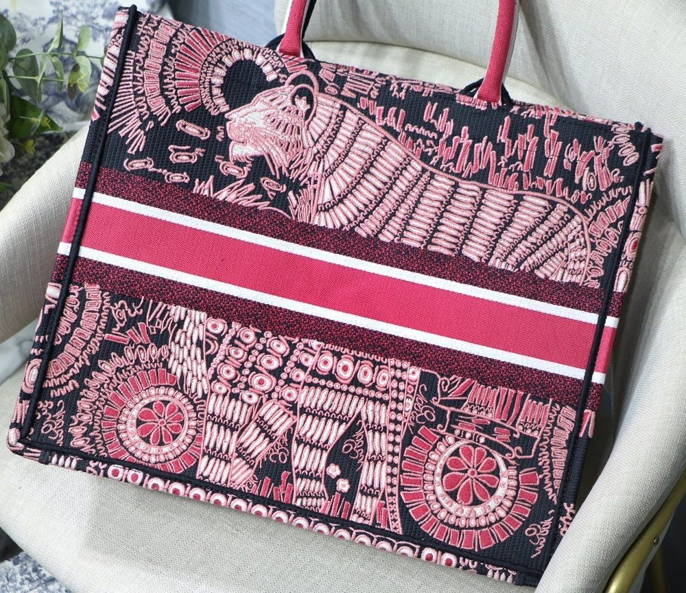 1:1 Replica Christian Dior Large Dior Book Tote Pink Multicolor, For Women, Women’s Handbags 16.5in/42cm CD