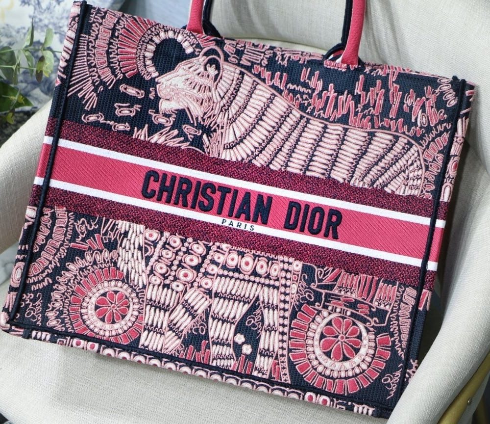 1:1 Replica Christian Dior Large Dior Book Tote Pink Multicolor, For Women, Women’s Handbags 16.5in/42cm CD
