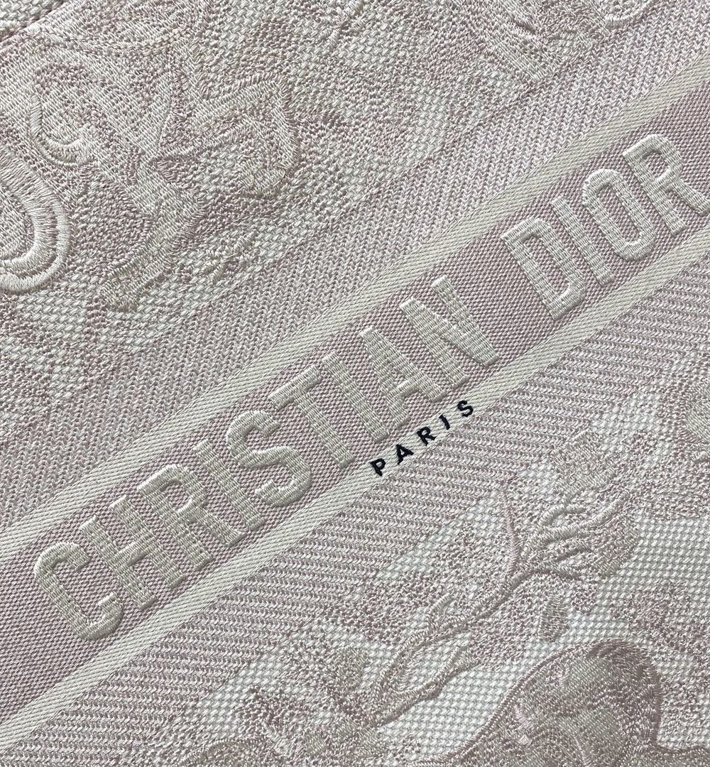 1:1 Replica Christian Dior Large Dior Book Tote Pink Toile de Jouy Embroidery, Light Pink, For Women Women’s Handbags, 42cm CD M1286ZTDT_M956