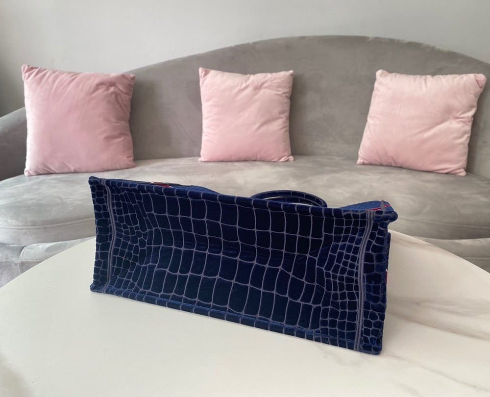 1:1 Replica Christian Dior Large Dior Book Tote Red Blue, For Women, Women’s Handbags 16.5in/42cm CD