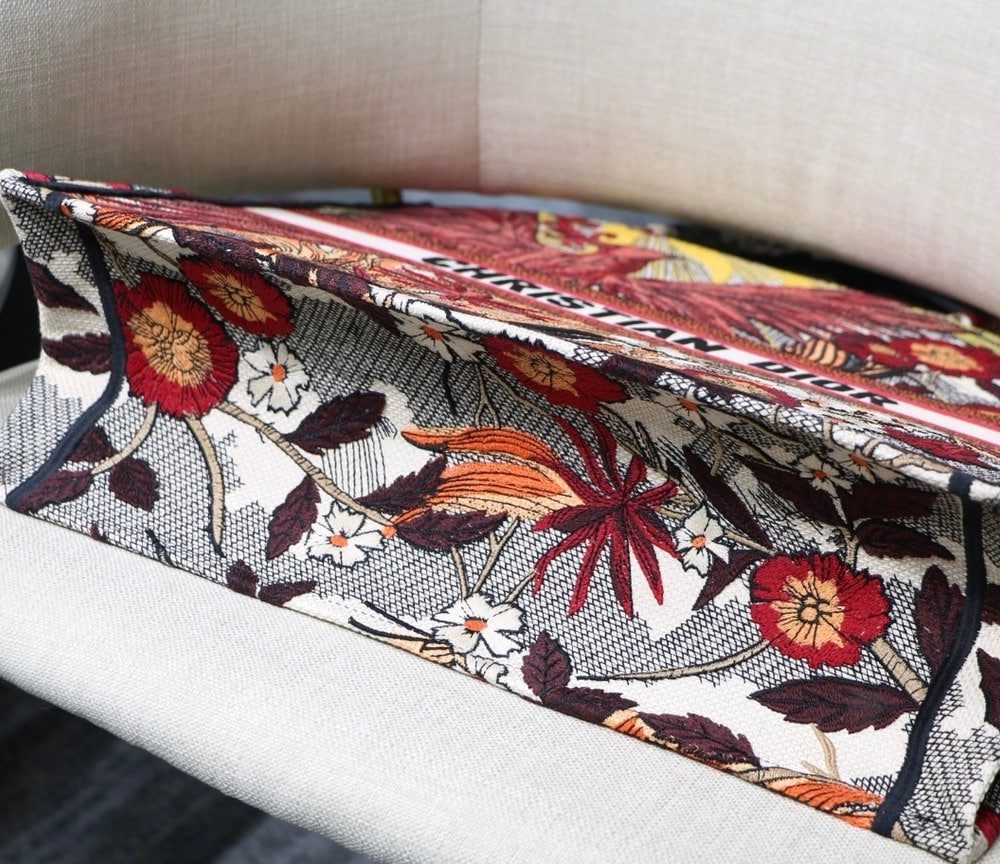 1:1 Replica Christian Dior Large Dior Book Tote Red Multicolor, For Women, Women’s Handbags 16.5in/42cm CD