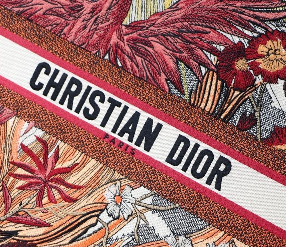 1:1 Replica Christian Dior Large Dior Book Tote Red Multicolor, For Women, Women’s Handbags 16.5in/42cm CD