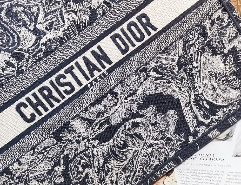 1:1 Replica Christian Dior Large Dior Book Tote White, For Women, Women’s Handbags 16.5in/42cm CD