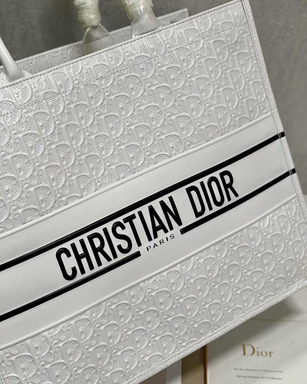 1:1 Replica Christian Dior Large Dior Book Tote White, For Women, Women’s Handbags 16.5in/42cm CD