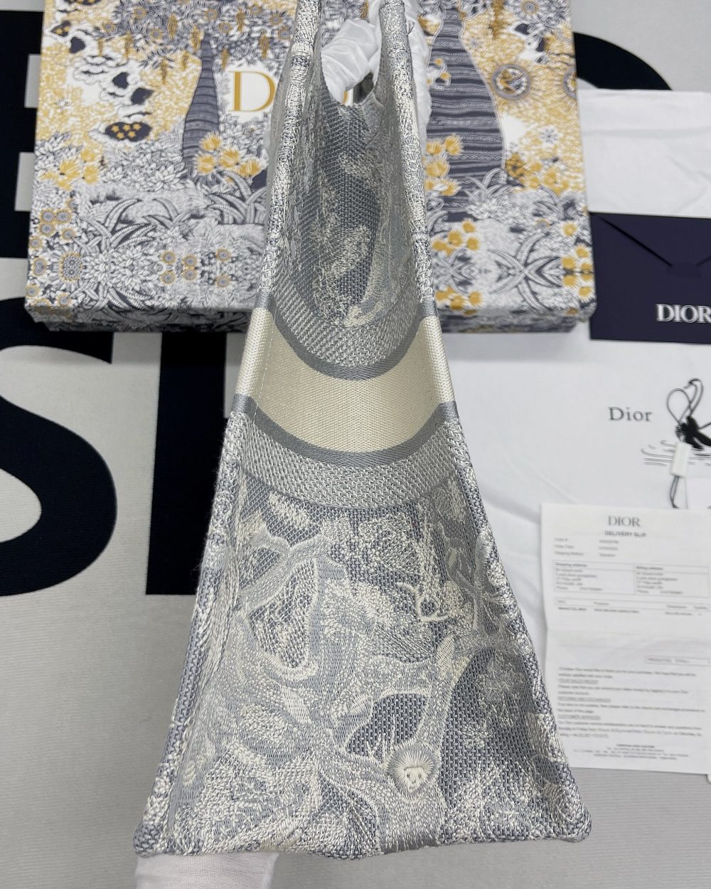 1:1 Replica Christian Dior Large Dior Book Tote White Multicolor, For Women, Women’s Handbags 16.5in/42cm CD