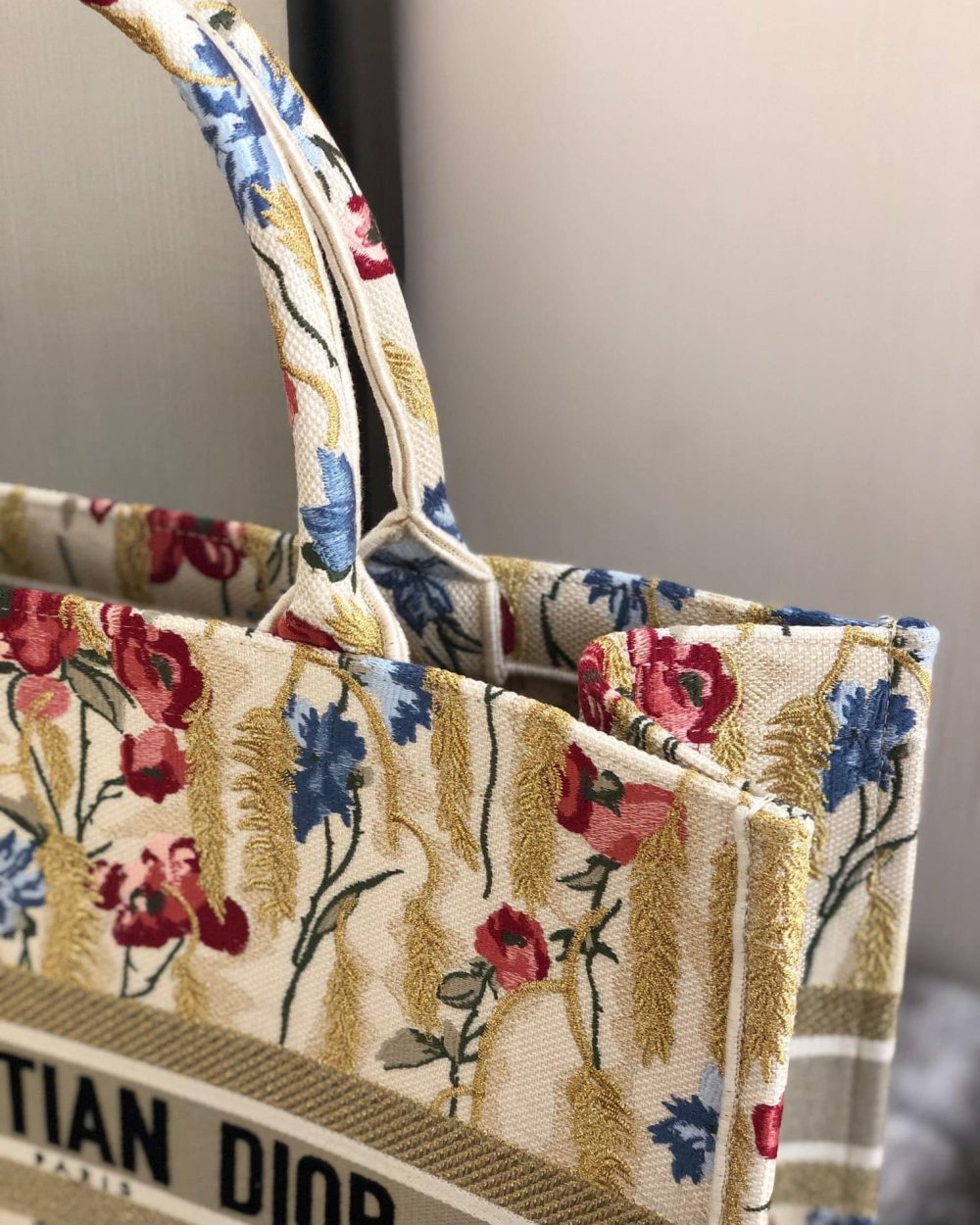 1:1 Replica Christian Dior Large Dior Book Tote White Multicolor, For Women, Women’s Handbags 16.5in/42cm CD