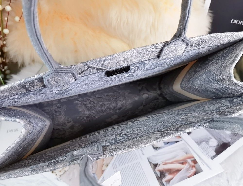 1:1 Replica Christian Dior Large Dior Book Tote White Multicolor, For Women, Women’s Handbags 16.5in/42cm CD