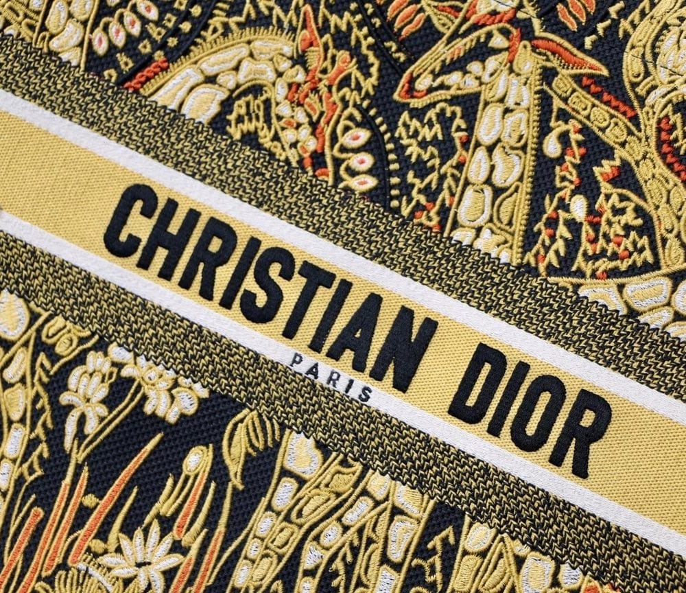 1:1 Replica Christian Dior Large Dior Book Tote Yellow Multicolor, For Women, Women’s Handbags 16.5in/42cm CD