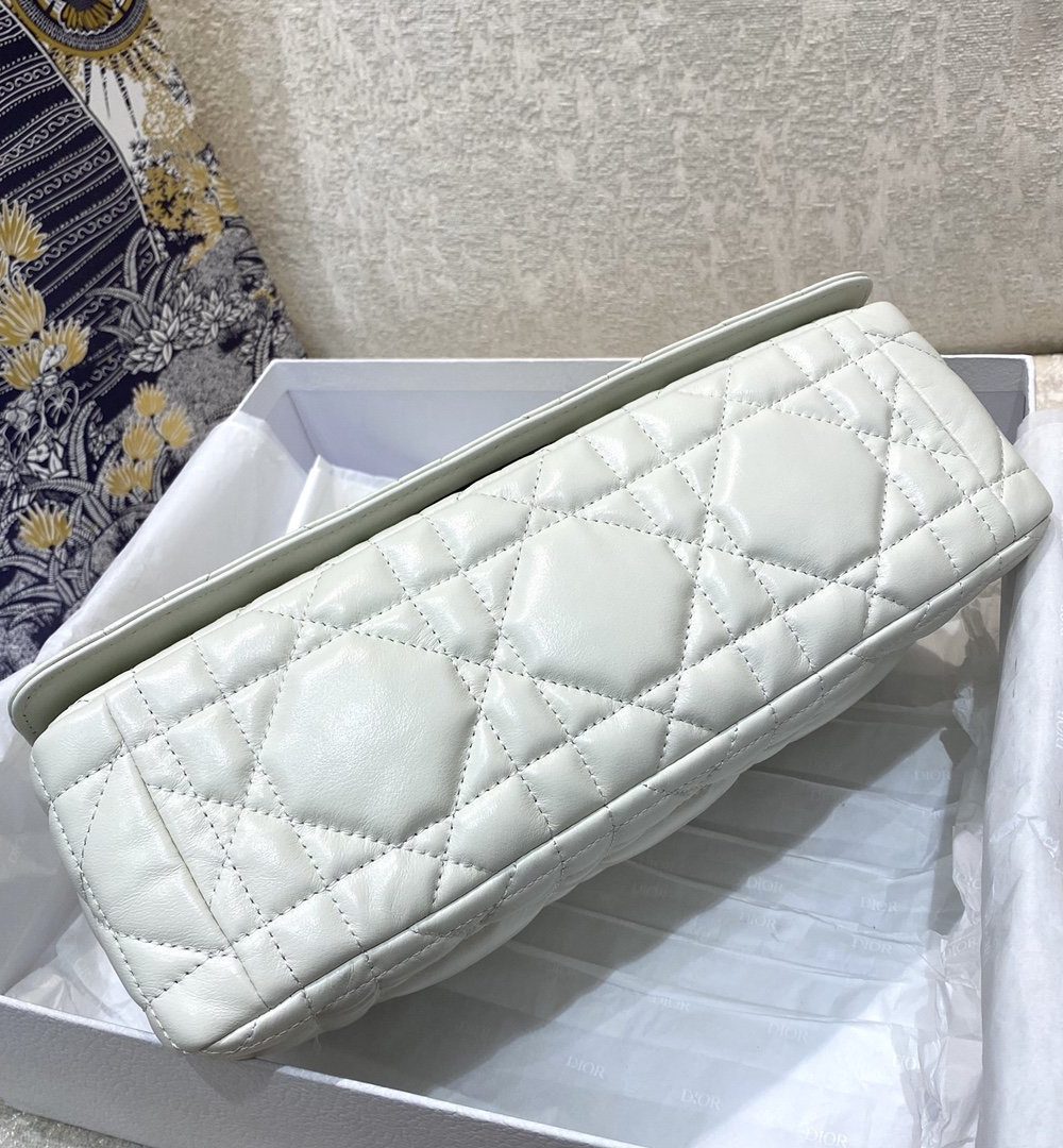 1:1 Replica Christian Dior Large Dior Caro Bag, White, For Women Women’s Handbags, Crossbody Bags, 28cm CD