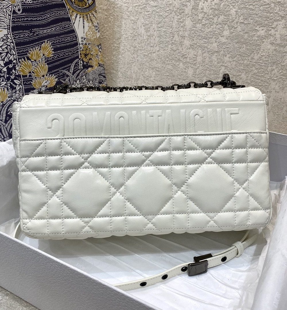 1:1 Replica Christian Dior Large Dior Caro Bag, White, For Women Women’s Handbags, Crossbody Bags, 28cm CD