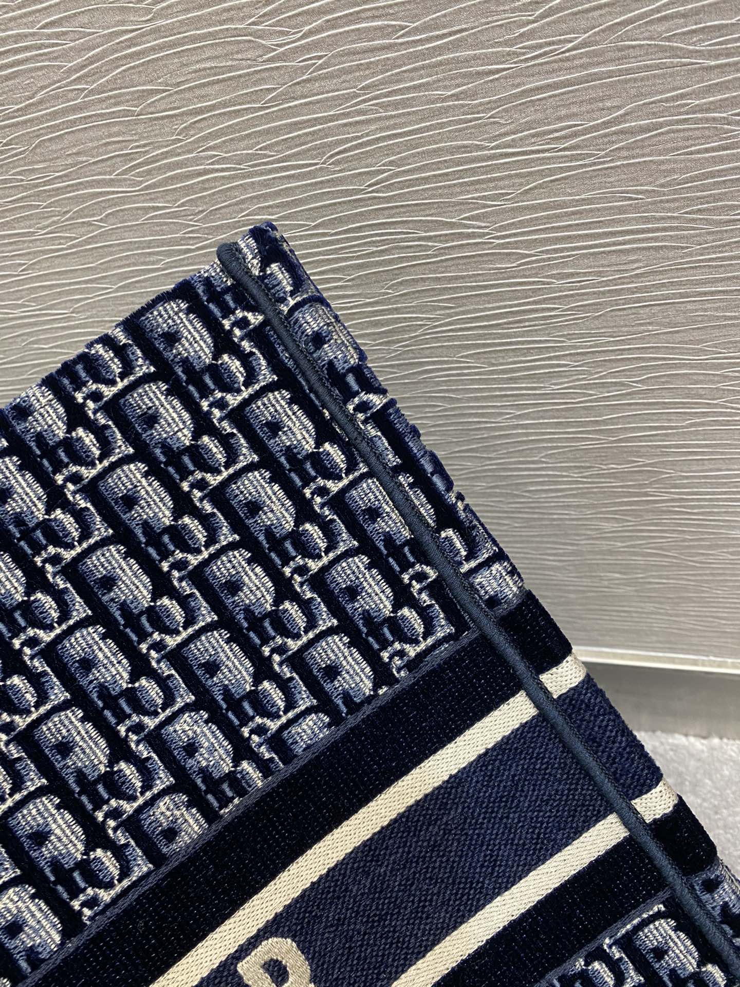 1:1 Replica Christian Dior Medium Dior Book Tote Dark Blue For Women 14in/36cm CD M1296ZRIW_M928 - Image 4