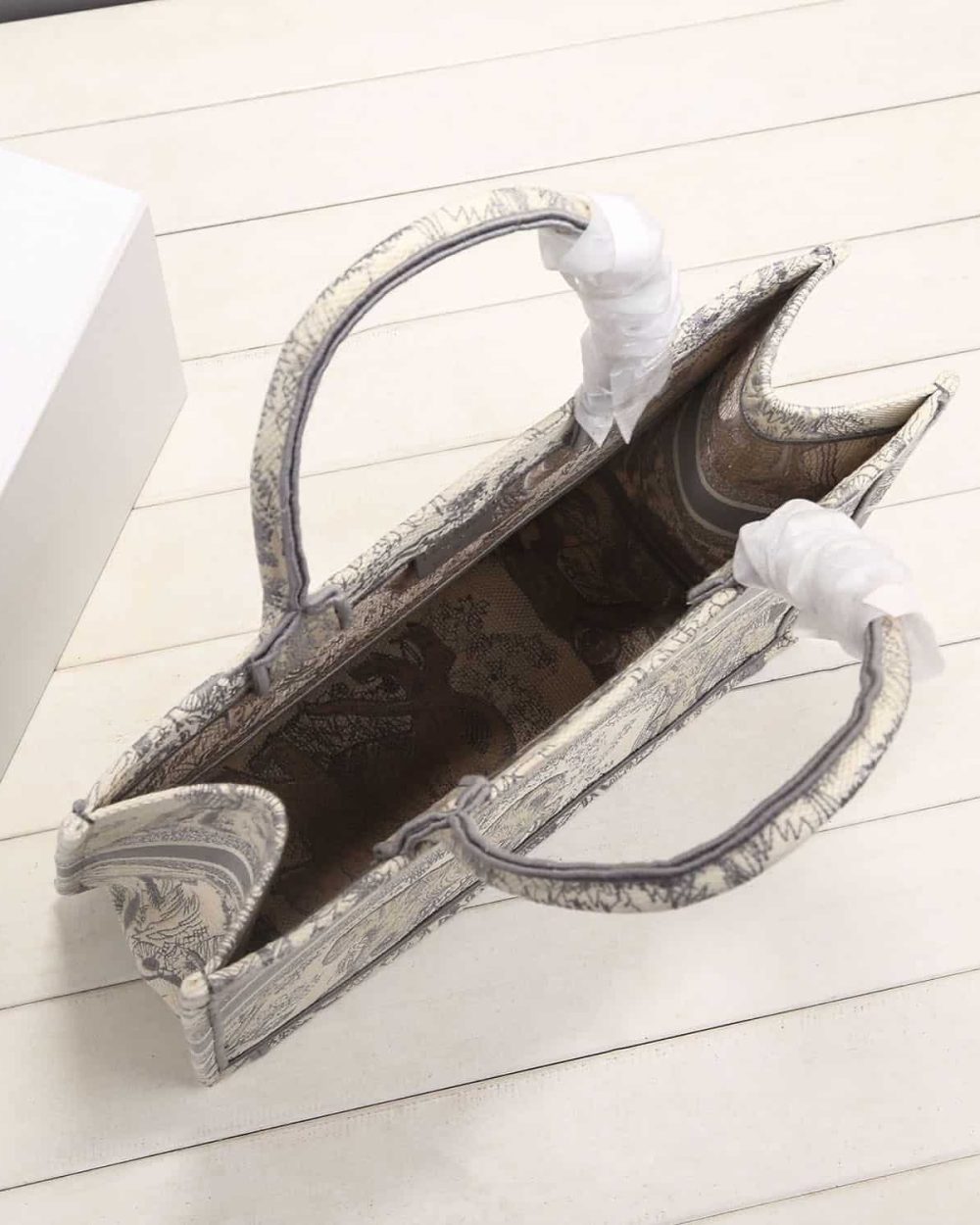 1:1 Replica Christian Dior Medium Dior Book Tote Gray, For Women, Women’s Handbags 14in/36cm CD M1296ZTDT_M932