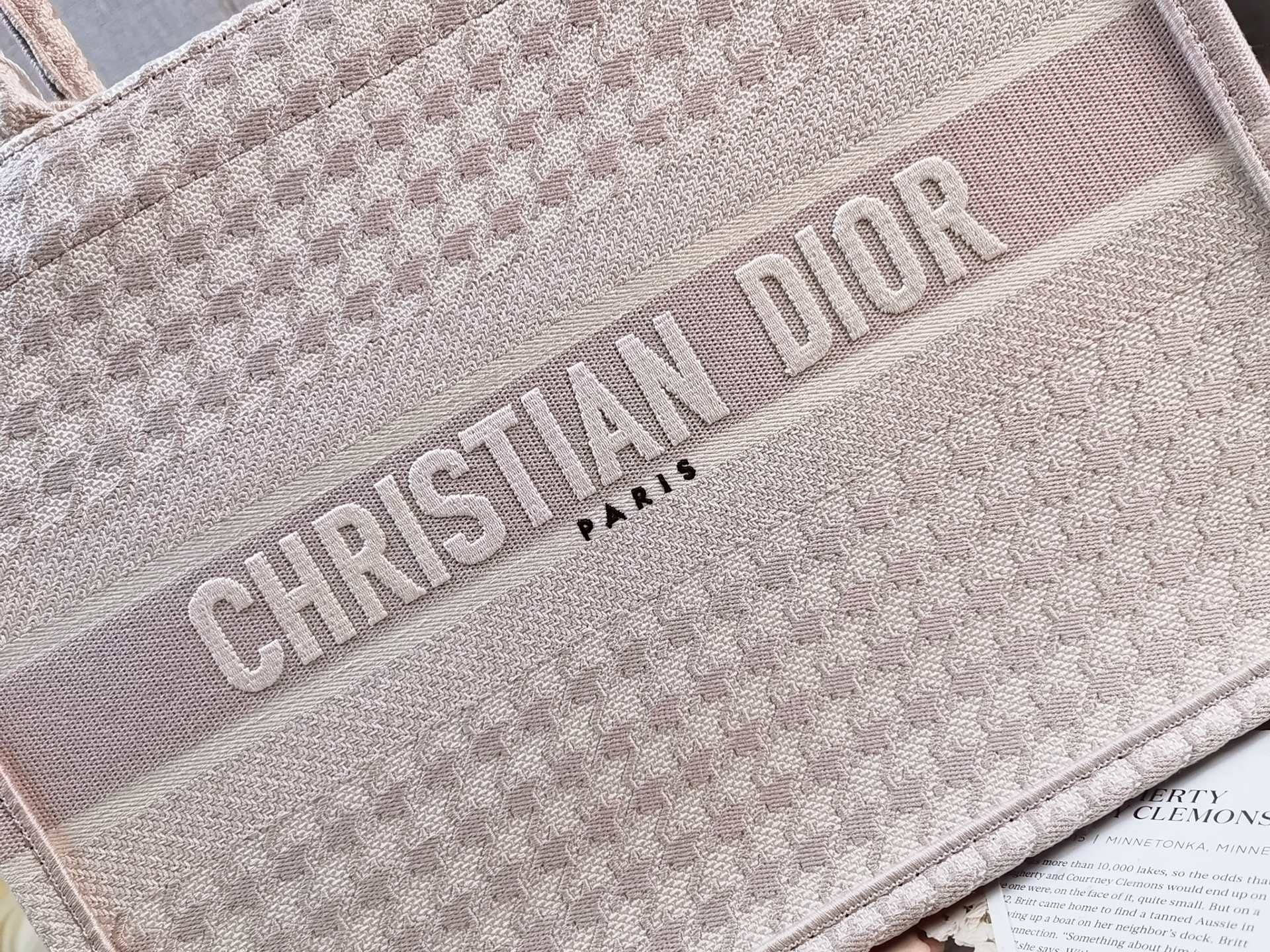 1:1 Replica Christian Dior Medium Dior Book Tote Pink , For Women, Women’s Handbags 14in/36cm CD - Image 3