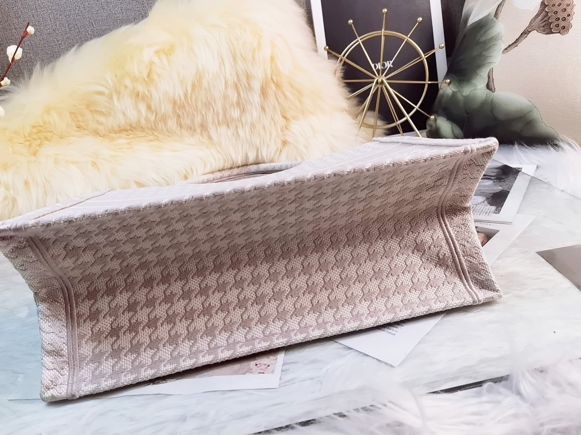 1:1 Replica Christian Dior Medium Dior Book Tote Pink , For Women, Women’s Handbags 14in/36cm CD - Image 4