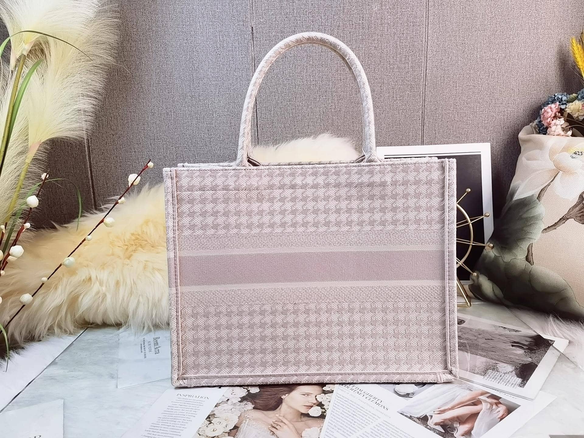 1:1 Replica Christian Dior Medium Dior Book Tote Pink , For Women, Women’s Handbags 14in/36cm CD - Image 7