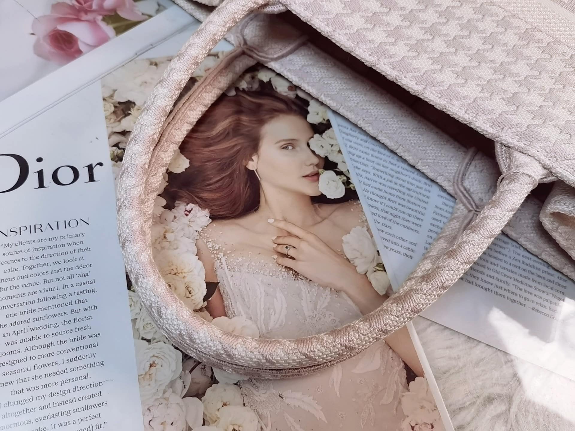 1:1 Replica Christian Dior Medium Dior Book Tote Pink , For Women, Women’s Handbags 14in/36cm CD - Image 9