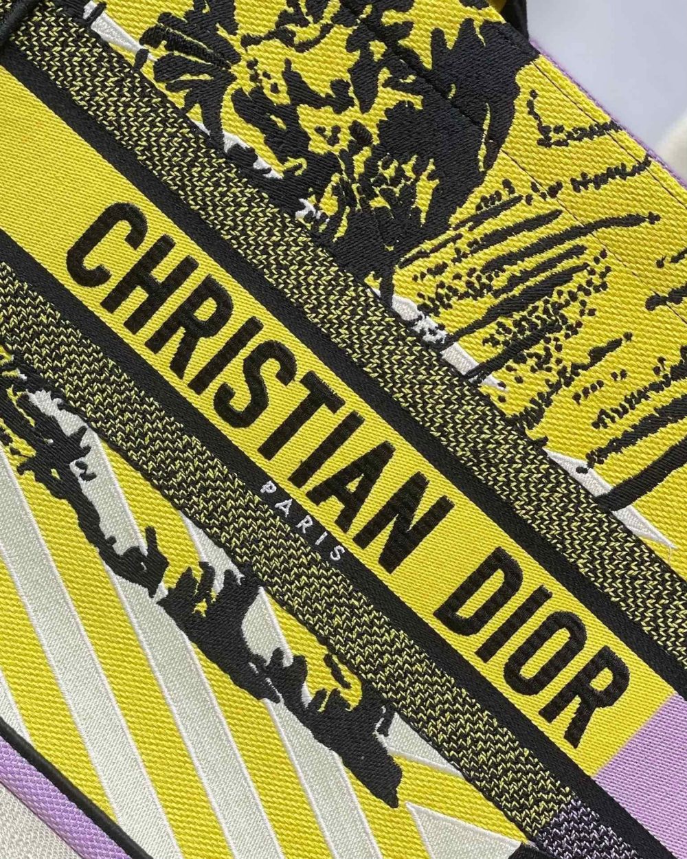 1:1 Replica Christian Dior Medium Dior Book Tote Yellow And Pink, For Women, Women’s Handbags 14in/36cm CD
