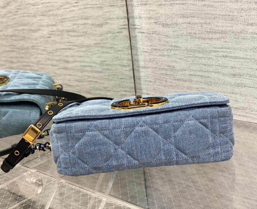 1:1 Replica Christian Dior Medium Dior Caro Bag Blue , For Women, Women’s Handbags 25.5cm/10in CD M9242WTJF_M928