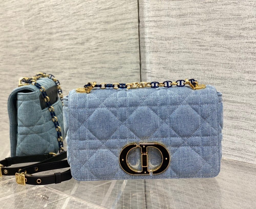 1:1 Replica Christian Dior Medium Dior Caro Bag Blue , For Women, Women’s Handbags 25.5cm/10in CD M9242WTJF_M928