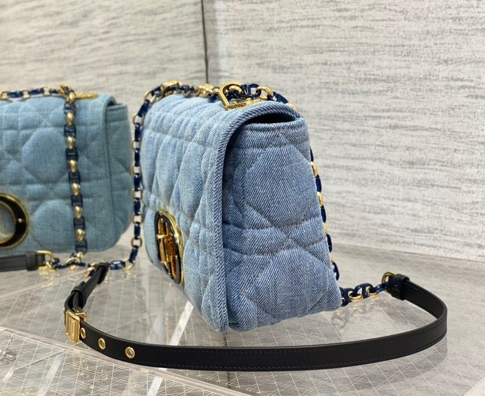 1:1 Replica Christian Dior Medium Dior Caro Bag Blue , For Women, Women’s Handbags 25.5cm/10in CD M9242WTJF_M928