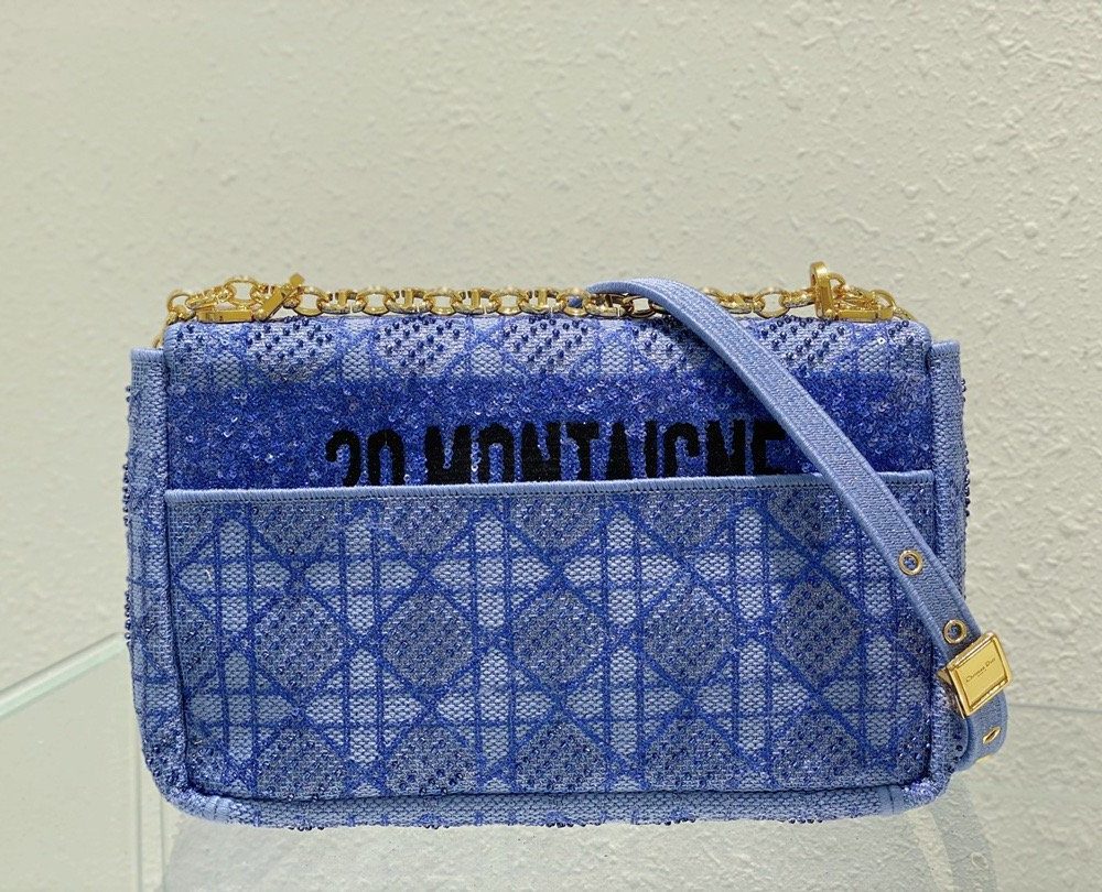 1:1 Replica Christian Dior Medium Dior Caro Bag Blue, For Women, Women’s Handbags 27.5cm/10.8in CD