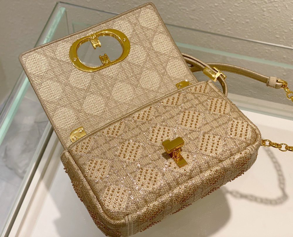 1:1 Replica Christian Dior Medium Dior Caro Bag Yellow, For Women, Women’s Handbags 25.5cm/10in CD