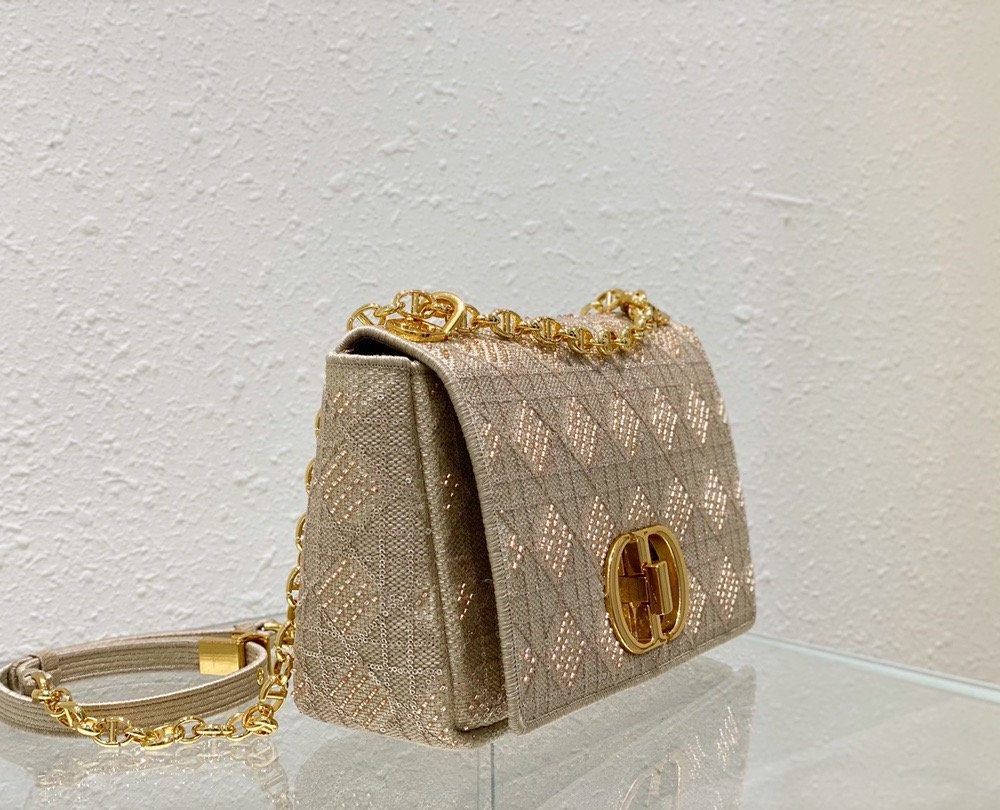 1:1 Replica Christian Dior Medium Dior Caro Bag Yellow, For Women, Women’s Handbags 27.5cm/10.8in CD