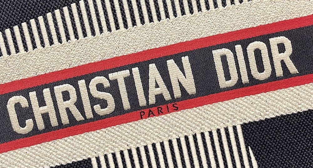 1:1 Replica Christian Dior Medium DiorAlps Book Tote Black Three-Tone Embroidery, Black, For Women Women’s Handbags, Shoulder Bags, 36cm CD