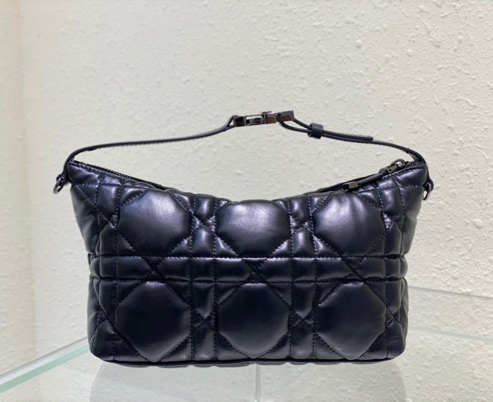 1:1 Replica Christian Dior Medium DiorTravel Nomad Pouch Black, For Women, Women’s Handbags 8.5in/22cm CD S5554BMIG_M900