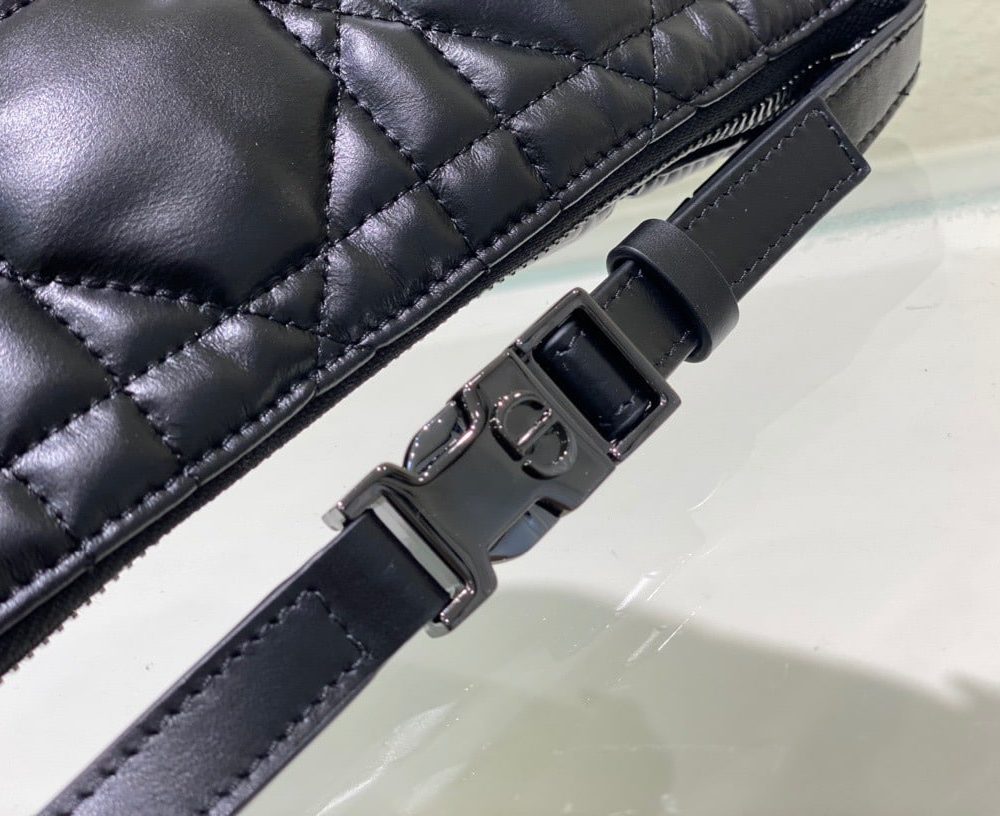 1:1 Replica Christian Dior Medium DiorTravel Nomad Pouch Black, For Women, Women’s Handbags 8.5in/22cm CD S5554BMIG_M900