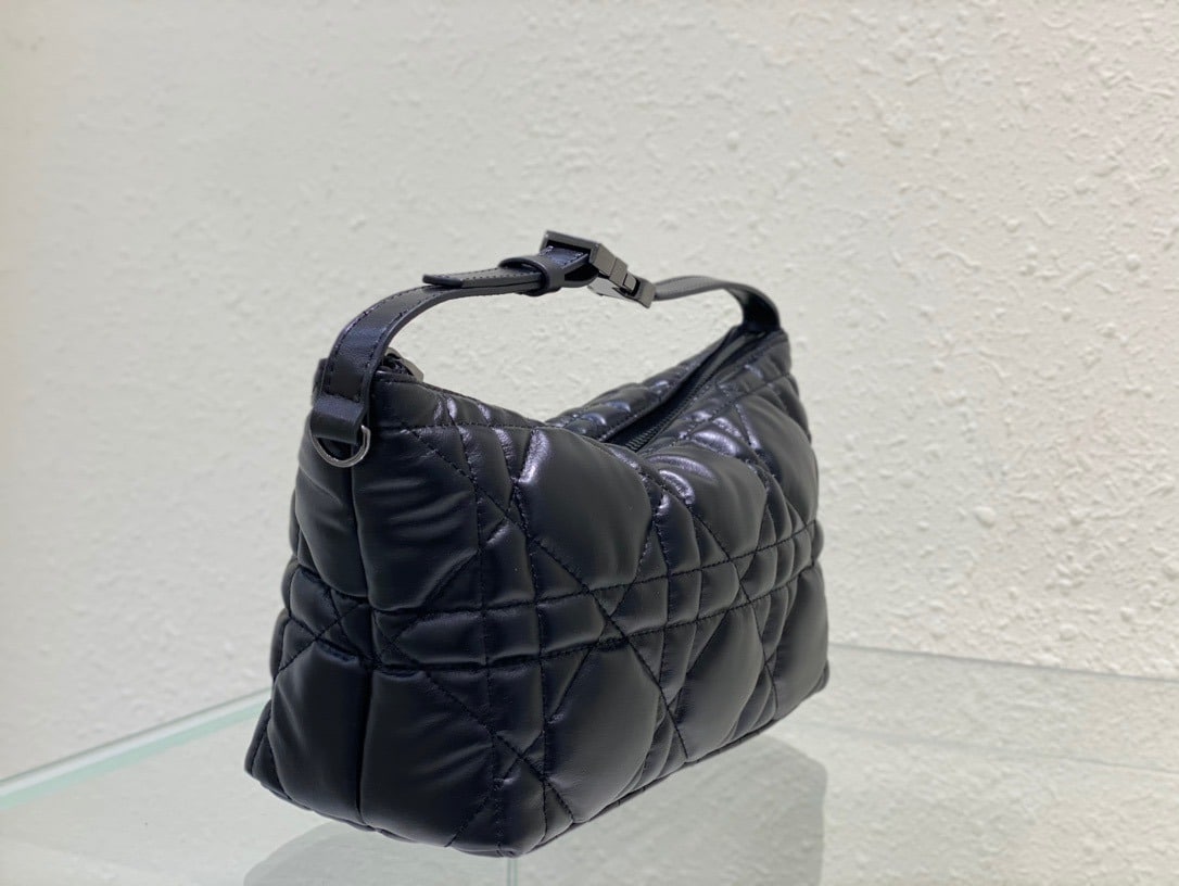 1:1 Replica Christian Dior Medium DiorTravel Nomad Pouch Black, For Women, Women’s Handbags 8.5in/22cm CD S5554BMIG_M900 - Image 4