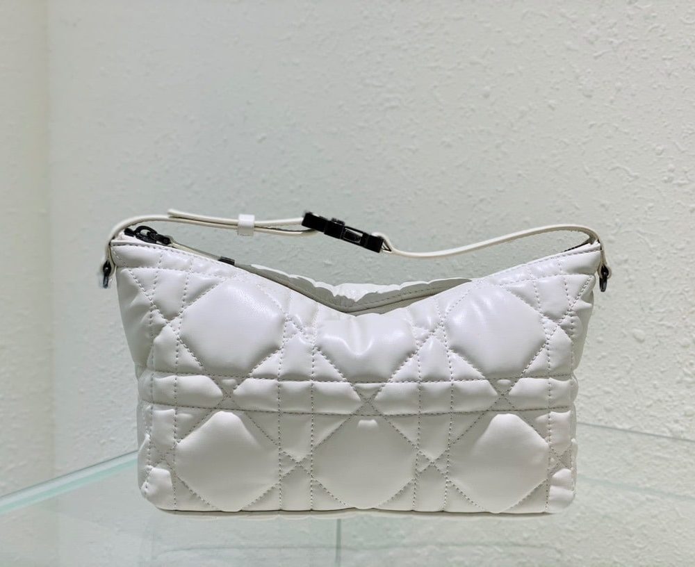 1:1 Replica Christian Dior Medium DiorTravel Nomad Pouch White, For Women, Women’s Handbags 8.5in/22cm CD S5554BMIG_M030