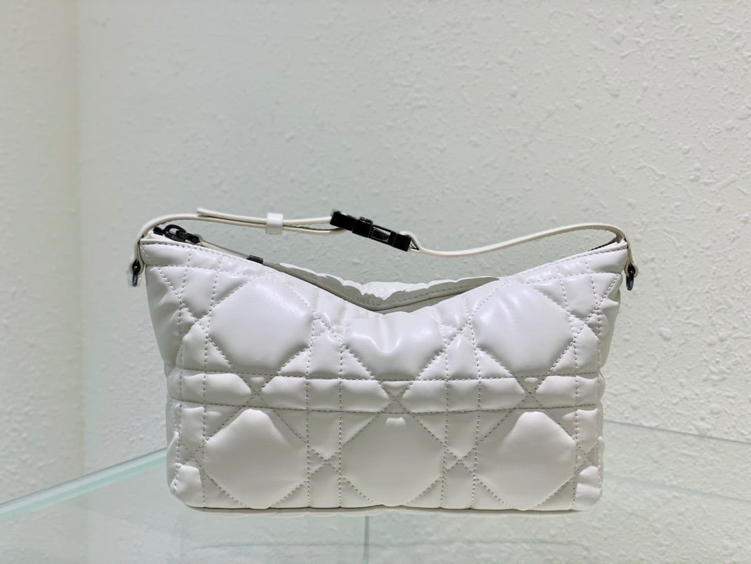 1:1 Replica Christian Dior Medium DiorTravel Nomad Pouch White, For Women, Women’s Handbags 8.5in/22cm CD S5554BMIG_M030 - Image 3