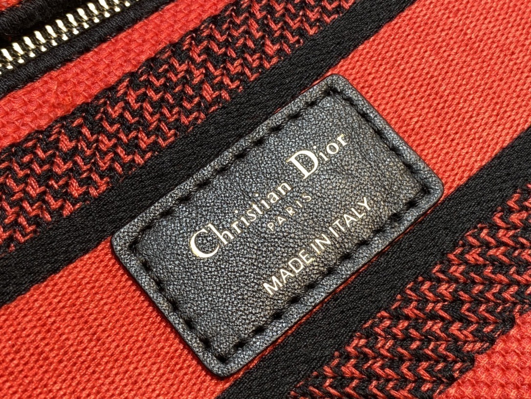 1:1 Replica Christian Dior Medium Lady D-Lite Bag D-Flower Pop Embroidery, Bright Pink Multicolor, For Women Women's Handbags, 24cm CD M0565OROO_M885 - Image 6