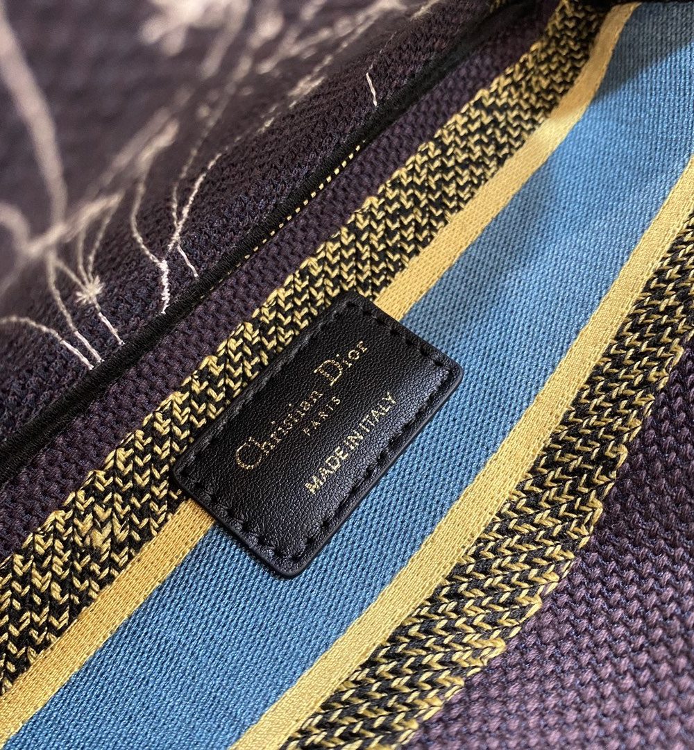 1:1 Replica Christian Dior Medium Lady D-Lite Bag Dior Constellation Embroidery, Blue, For Women Women's Handbags, Crossbody Bags, 24cm CD M0565ORHP_M928