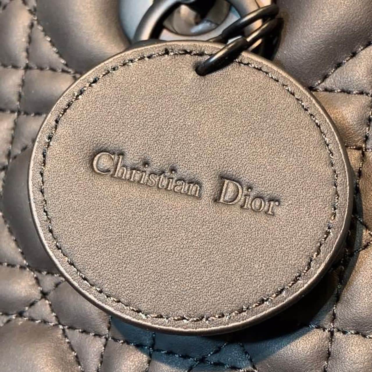 1:1 Replica Christian Dior Medium Lady Dior Bag Matte Hardware Black Ultramatte For Women 9.5in/24cm CD M0565SLOI_M989 - Image 15