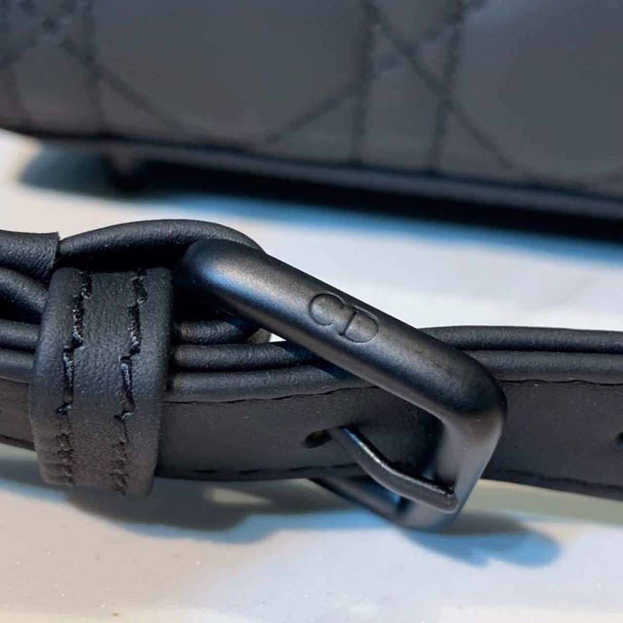 1:1 Replica Christian Dior Medium Lady Dior Bag Matte Hardware Black Ultramatte For Women 9.5in/24cm CD M0565SLOI_M989 - Image 11