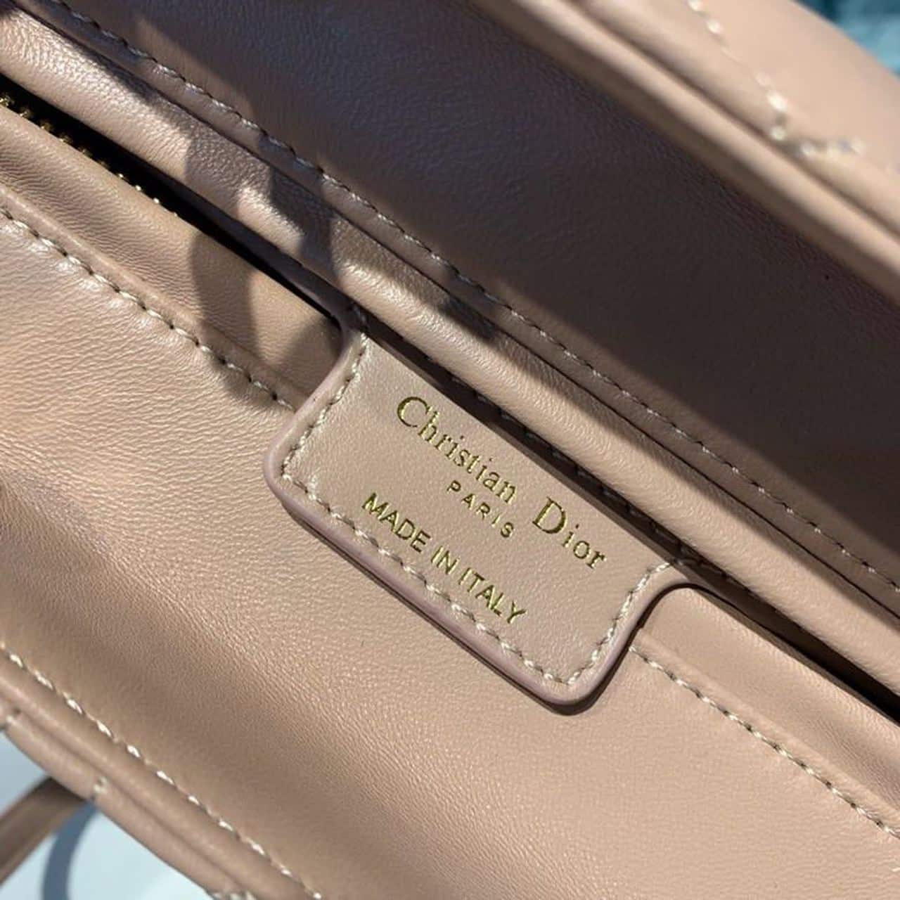 1:1 Replica Christian Dior Medium Lady Dior Bag Rose Des Vents For Women 9.5in/24cm CD - Image 8