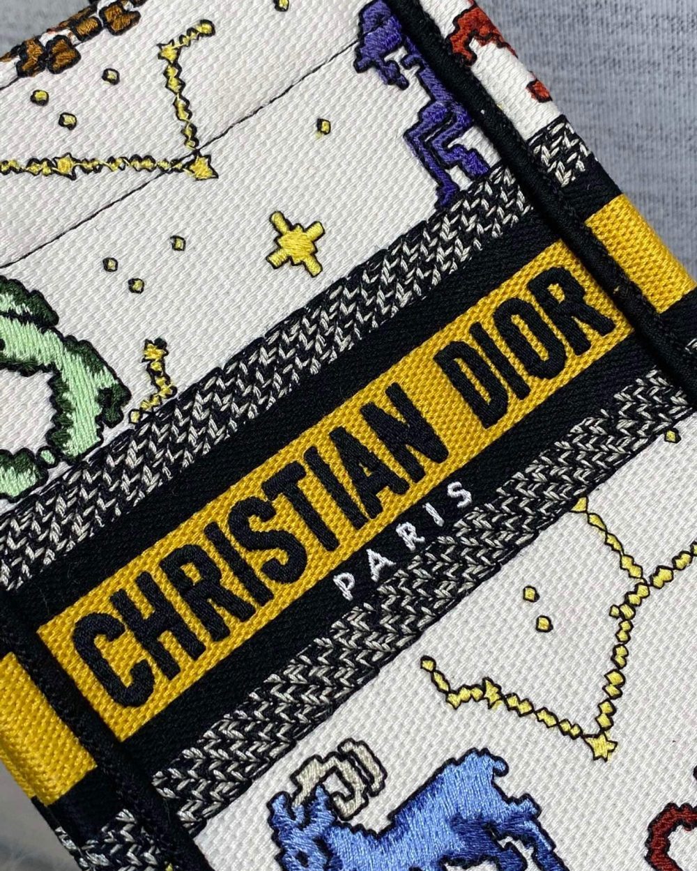 1:1 Replica Christian Dior Mimi Dior Book Tote Phone Bag Yellow, For Women, Women’s Handbags 7in/18cm CD S5555CRTY_M930