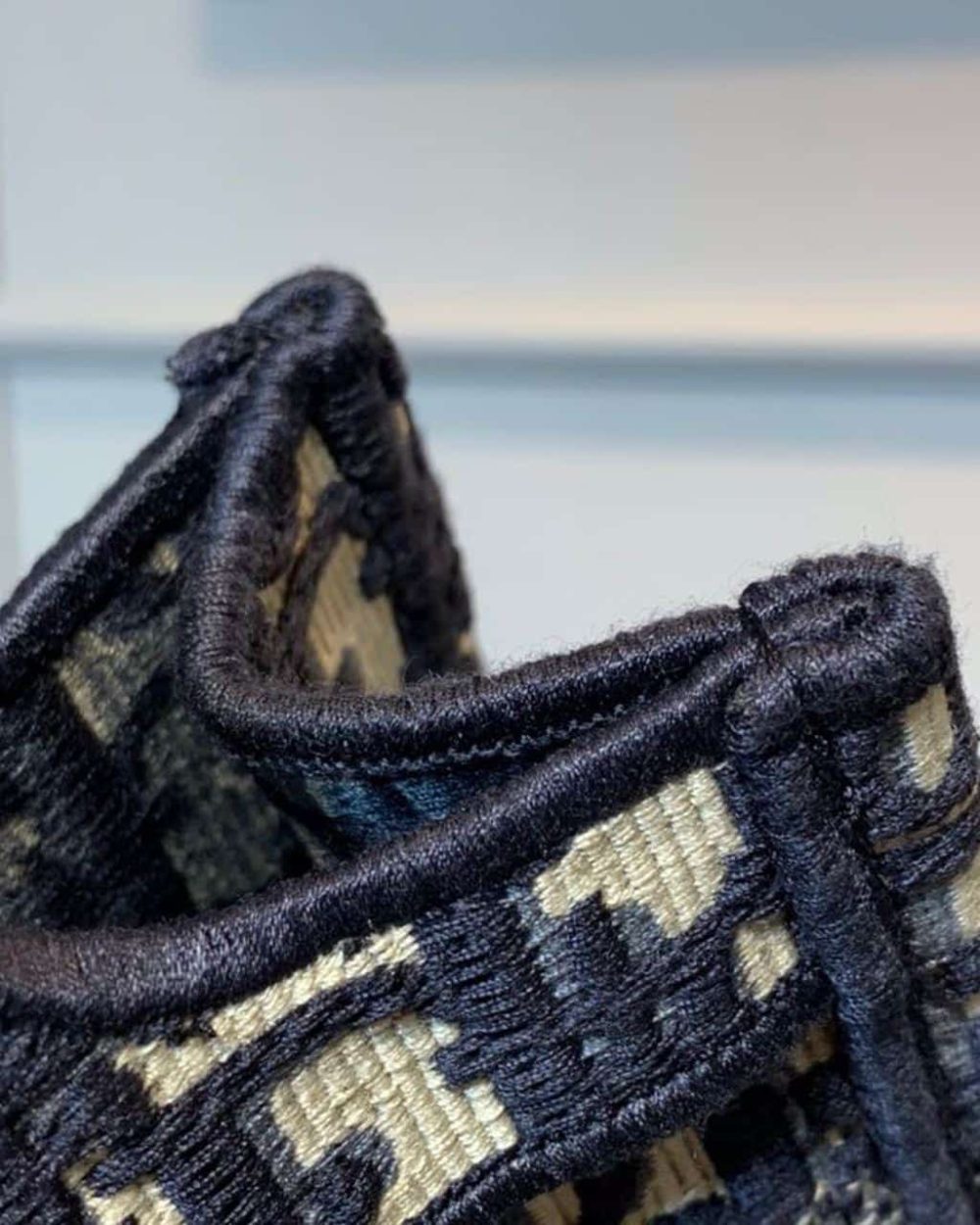 1:1 Replica Christian Dior Mini Dior Book Tote Bag Blue By Maria Grazia Chiuri For Women 9in/23cm CD S5475ZRIW_M928