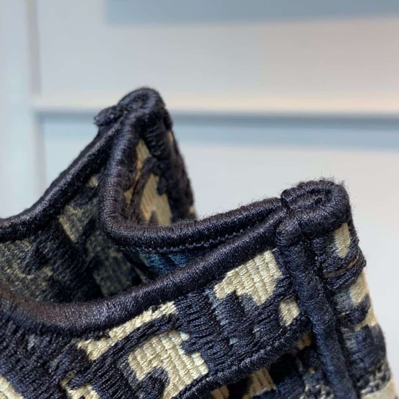 1:1 Replica Christian Dior Mini Dior Book Tote Bag Blue By Maria Grazia Chiuri For Women 9in/23cm CD S5475ZRIW_M928 - Image 14