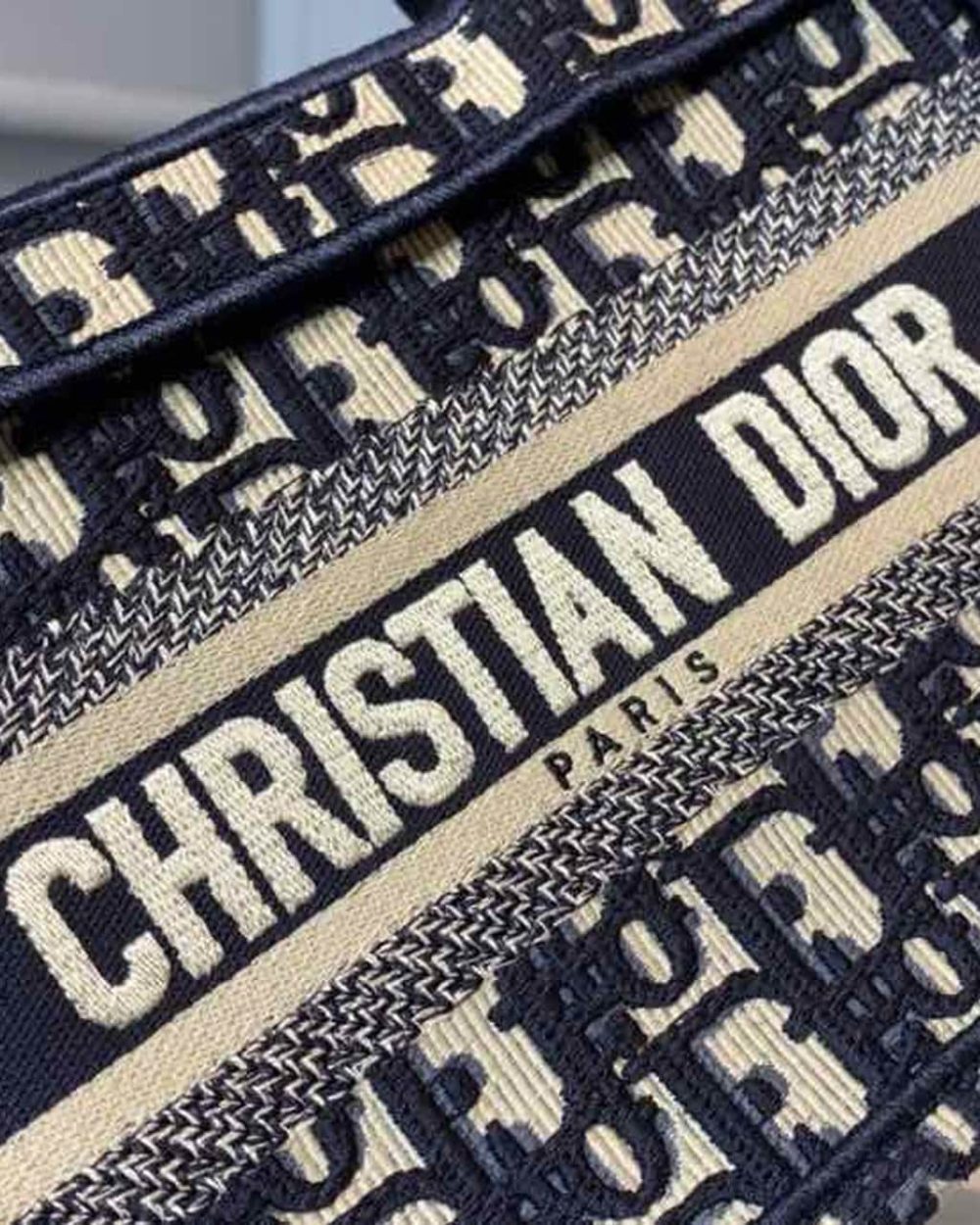 1:1 Replica Christian Dior Mini Dior Book Tote Bag Blue By Maria Grazia Chiuri For Women 9in/23cm CD S5475ZRIW_M928