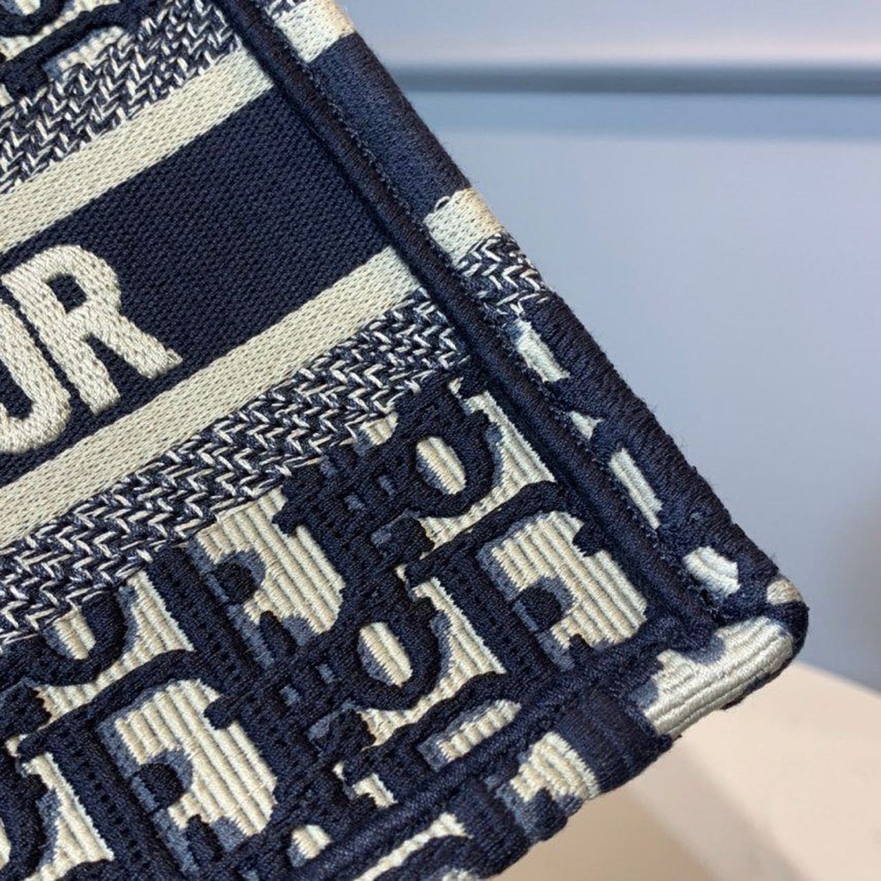 1:1 Replica Christian Dior Mini Dior Book Tote Bag Blue By Maria Grazia Chiuri For Women 9in/23cm CD S5475ZRIW_M928 - Image 10